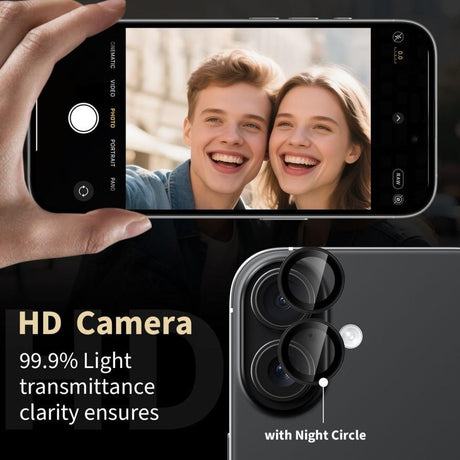 Протектор за Камерата на Xiaomi Poco M8 Pro, Tech-Protect CamRing Fit+ Glass, Черен (3)