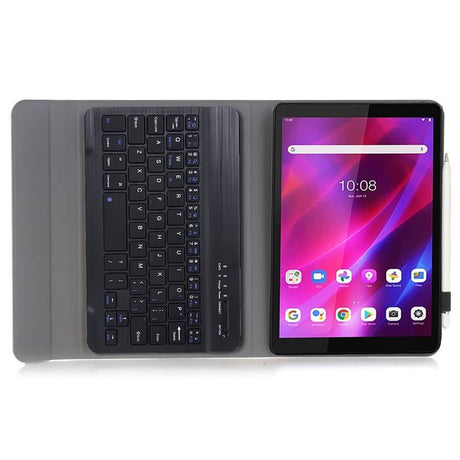 Калъф с Клавиатура за Lenovo Tab M9 9" TB-310FU, Bluetooth Keyboard Case, Черен (4)