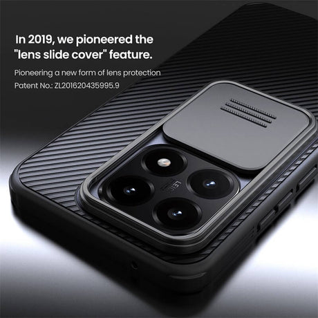 Калъф с Плъзгач за Камера за Xiaomi 15T, Nillkin CamShield Pro Case, Черен (6)
