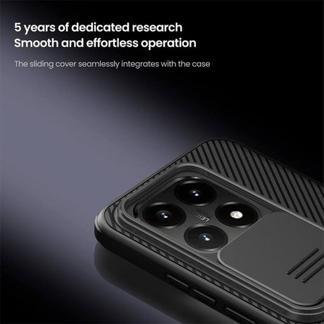 Калъф с Плъзгач за Камера за Xiaomi 15T, Nillkin CamShield Pro Case, Черен (7)