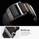 Текстилна Каишка за Samsung Watch Ultra 47mm, Spigen DuraPro Flex Band, Черен (9)