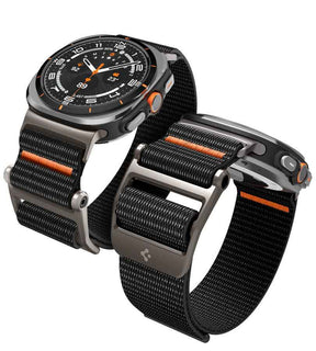Текстилна Каишка за Samsung Watch Ultra 47mm, Spigen DuraPro Flex Band, Черен