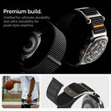 Текстилна Каишка за Samsung Watch Ultra 47mm, Spigen DuraPro Flex Band, Черен (10)