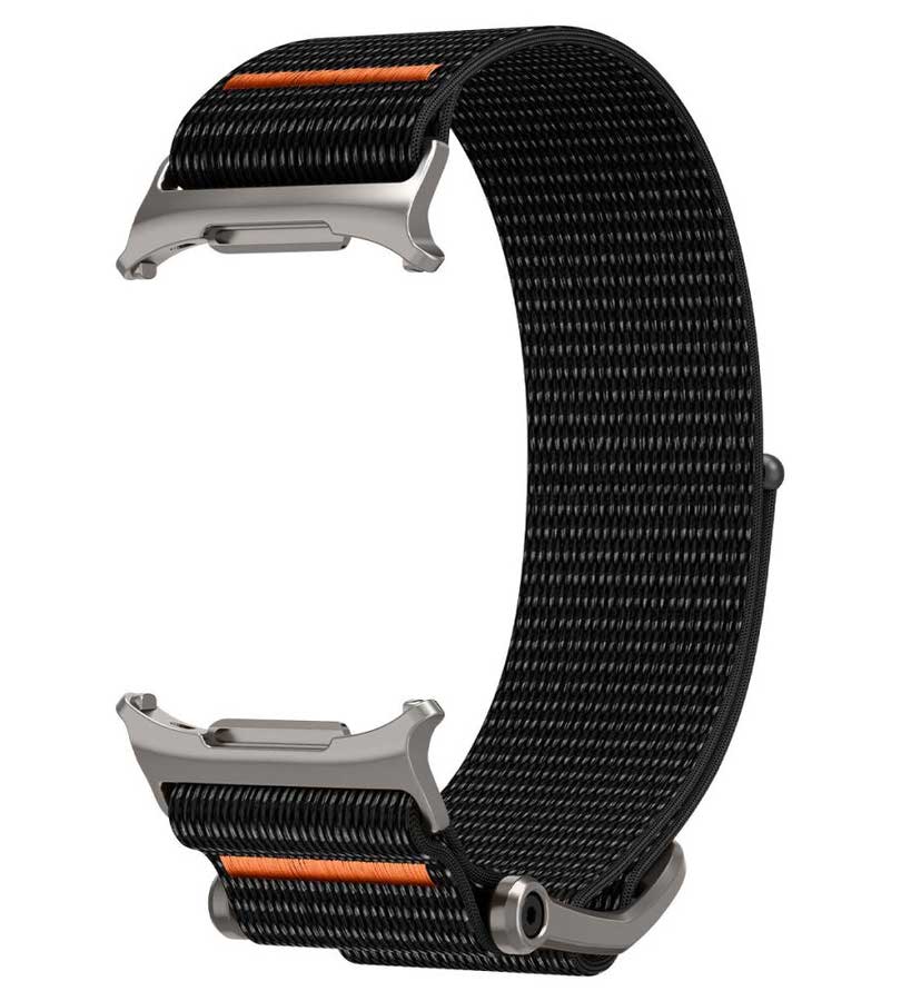 Текстилна Каишка за Samsung Watch Ultra 47mm, Spigen DuraPro Flex Band, Черен (7)