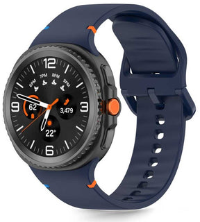 Силиконова Каишка за Samsung Watch 8/ 8 Classic 40/ 44/ 46mm, Tech-Protect Silicone Band, Син