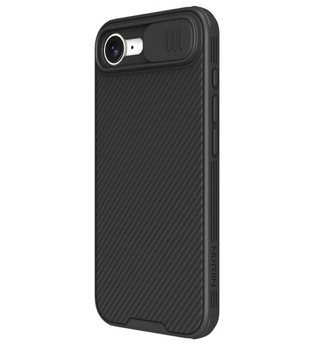 Magsafe Калъф с Плъзгач за Камера за iPhone 17e/ 16e, Nillkin CamShield Pro Mag Case, Черен (2)