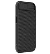 Magsafe Калъф с Плъзгач за Камера за iPhone 17e/ 16e, Nillkin CamShield Pro Mag Case, Черен