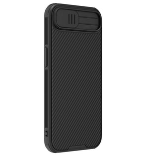 Magsafe Калъф с Плъзгач за Камера за iPhone 17e/ 16e, Nillkin CamShield Pro Mag Case, Черен