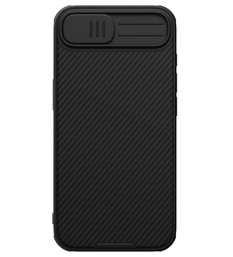 Magsafe Калъф с Плъзгач за Камера за iPhone 17e/ 16e, Nillkin CamShield Pro Mag Case, Черен (3)