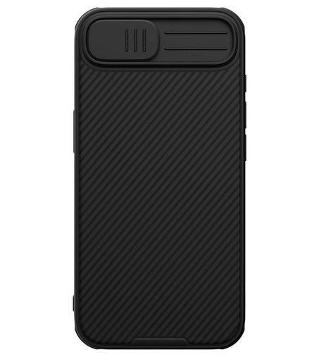 Magsafe Калъф с Плъзгач за Камера за iPhone 17e/ 16e, Nillkin CamShield Pro Mag Case, Черен (3)