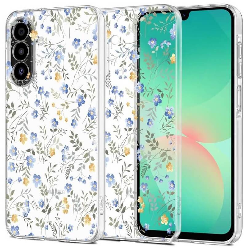 Калъф за Xiaomi Redmi 15C 4G, Tech-Protect FlexAir Spring Flowers Case, Цветен