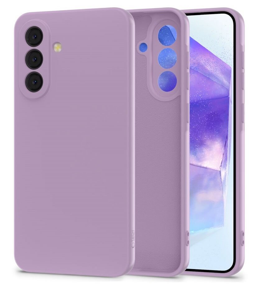 Силиконов Калъф за Samsung A17, Tech-Protect Icon Soft Case, Лилав