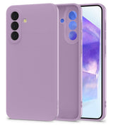 Силиконов Калъф за Samsung A17, Tech-Protect Icon Soft Case, Лилав