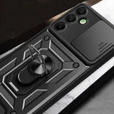 Калъф с Предпазител за Камера и Стойка за Samsung A17, Tech-Protect CamShield Pro Case, Черен (6)