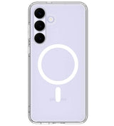 Magsafe Калъф за Samsung S25 FE, Spigen Ultra Hybrid Case, Бял