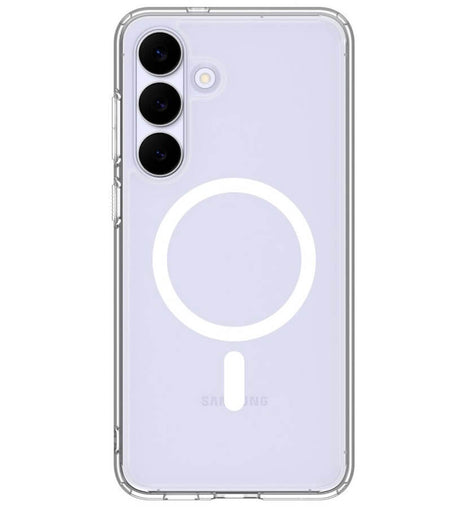 Magsafe Калъф за Samsung S25 FE, Spigen Ultra Hybrid Case, Бял