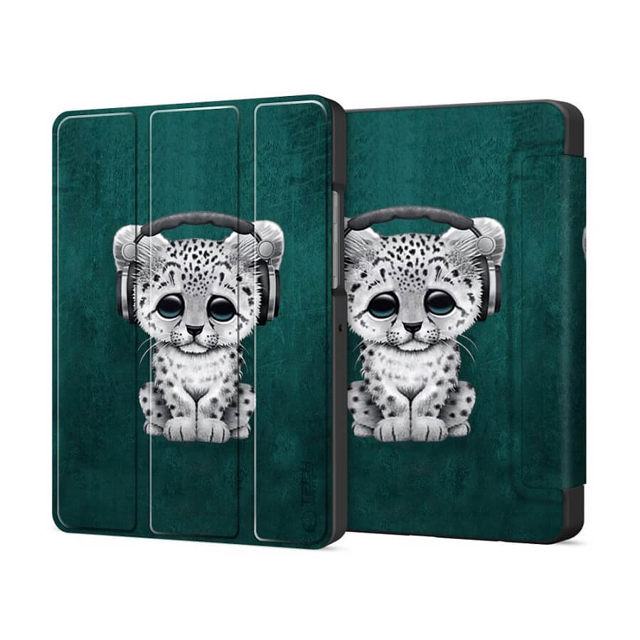 Защитен Калъф за Samsung Tab A11 Plus/ A9 Plus 11", Tech-Protect Trifold Sad Cat Case, Зелен (2)