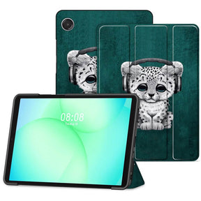 Защитен Калъф за Samsung Tab A11 Plus/ A9 Plus 11", Tech-Protect Trifold Sad Cat Case, Зелен