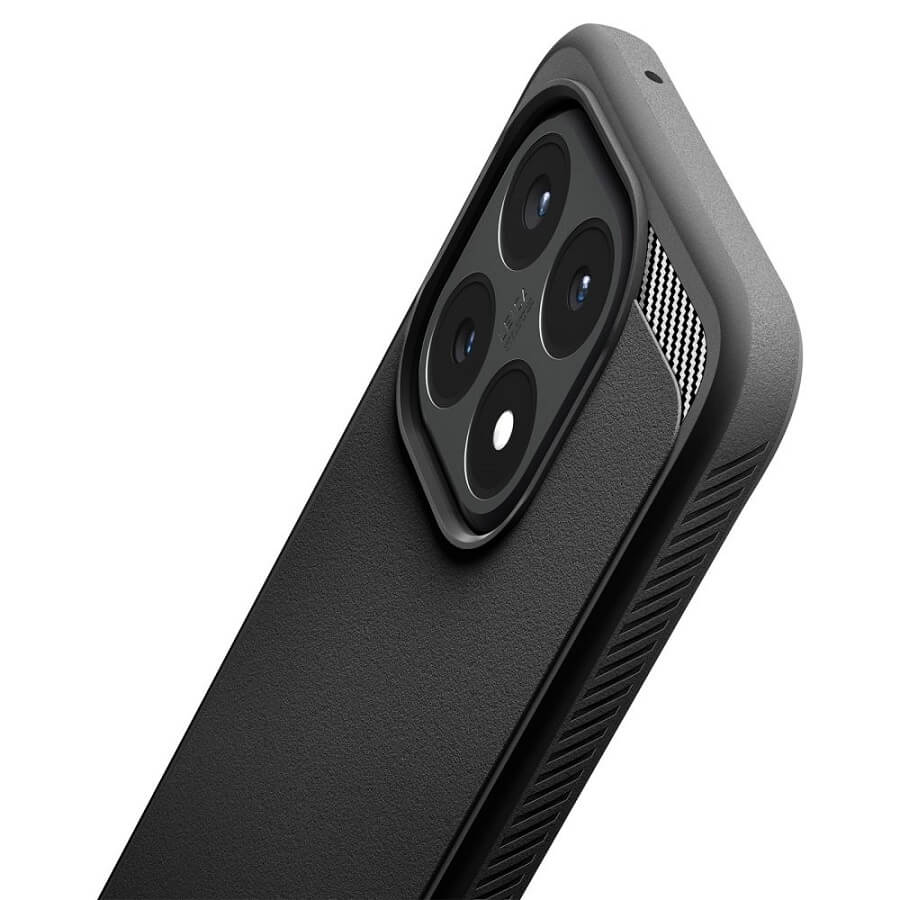 Противоударен Калъф за Xiaomi 15T, Spigen Rugged Armor Case, Черен (5)