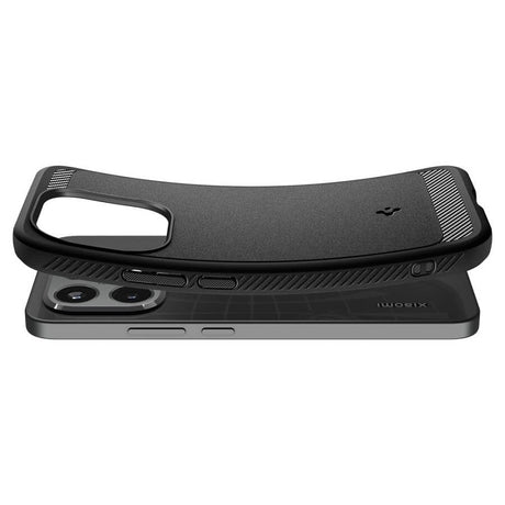 Противоударен Калъф за Xiaomi 15T, Spigen Rugged Armor Case, Черен (7)
