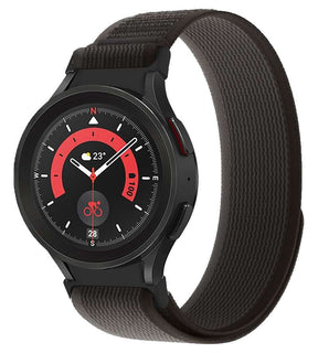 Текстилна Каишка за Samsung Watch 4/ 5/ 6/ 7/ FE, Tech-Protect Nylon Band, Черен