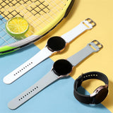 Силиконова Каишка за Samsung Watch 4/ 5/ 6/ 7/ FE, Tech-Protect IconBand, Черен (5)