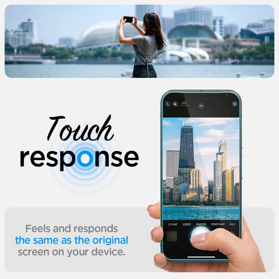 Затъмняващ Протектор за Google Pixel 10 Pro XL/ 9 Pro XL Spigen Privacy Glass tR EZ Fit 2бр., Черен (10)