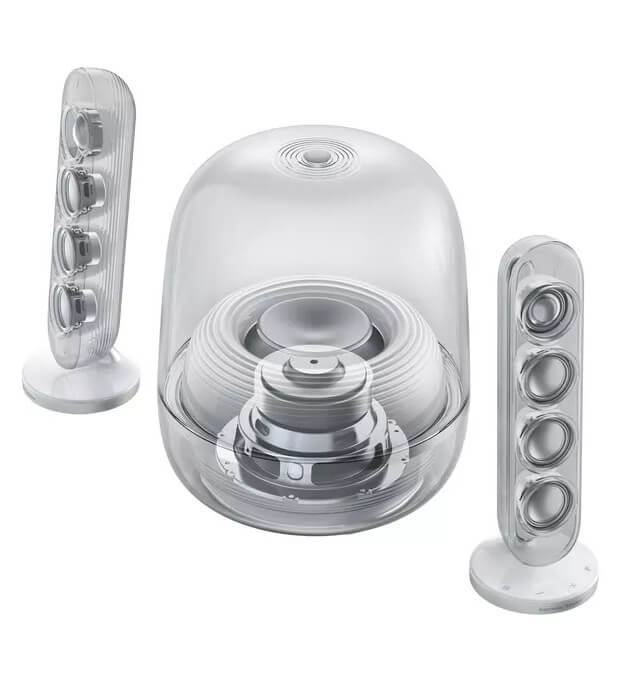 Безжична Колона, Harman Kardon SoundSticks 5, Бял (2)