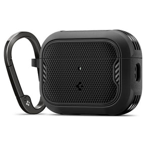Противоударен Калъф за Apple Airpods Pro 3, Spigen Core Armor Case, Черен