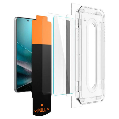 Стъклен Протектор за Samsung S25 FE, Spigen EZ Fit Pro Glass tR, Прозрачен (7)