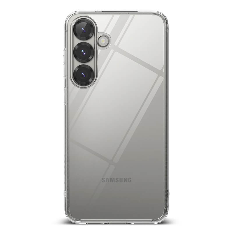 Противоударен Хибриден Калъф за Samsung S25 FE, Ringke Fusion Case, Прозрачен (3)