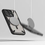 Magsafe Калъф за OnePlus 15, Ringke Fusion X Magnetic, Черен (6)