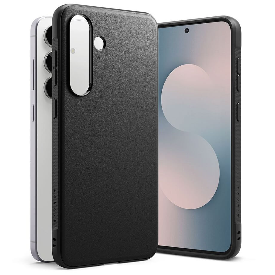 Противоударен Силиконов Калъф за Samsung S25 FE, Ringke Onyx Case, Черен (3)