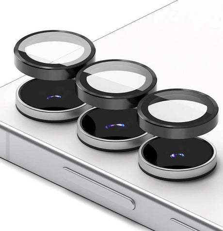 Протектор за Камерата на Samsung S25 FE, Ringke Cam Lens Frame Glass 2бр., Черен (2)