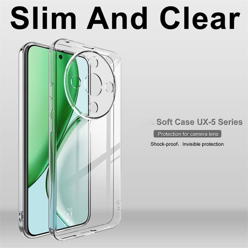 Силиконов Калъф за Honor Magic 8 Lite, Imak Crystal Case UX-5, Прозрачен (3)