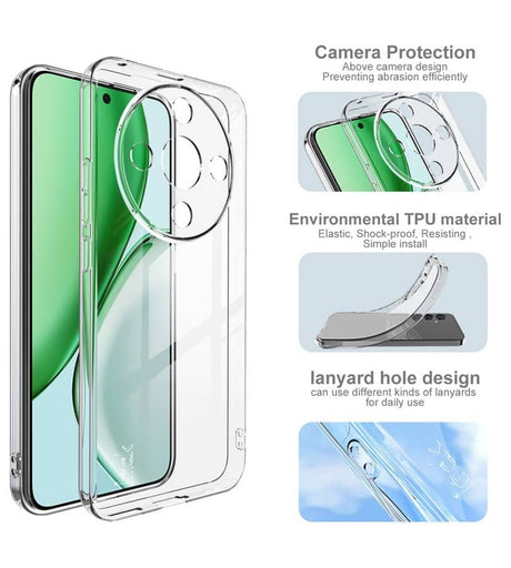 Силиконов Калъф за Honor Magic 8 Lite, Imak Crystal Case UX-5, Прозрачен (5)