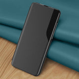 Активен Калъф за Honor Magic 8 Lite, View Window Leather Case, Червен (3)