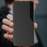 Активен Калъф за Honor Magic 8 Lite, View Window Leather Case, Черен (2)