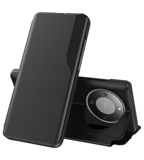 Активен Калъф за Honor Magic 8 Lite, View Window Leather Case, Черен