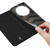 Кожен Калъф за Honor Magic 8 Lite, Dux Ducis Skin Pro Book Case, Черен (7)