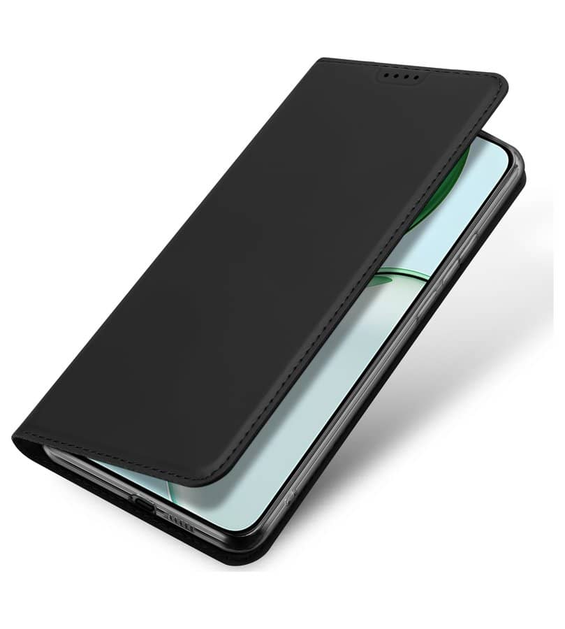 Кожен Калъф за Honor Magic 8 Lite, Dux Ducis Skin Pro Book Case, Черен (4)