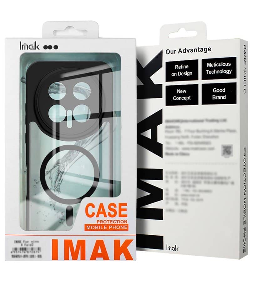Magsafe Калъф за Honor Magic 8 Pro, Imak UX-9A Case, Черен (9)