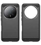 Противоударен Калъф за Honor Magic 8 Pro, Premium Carbon Case, Черен (2)