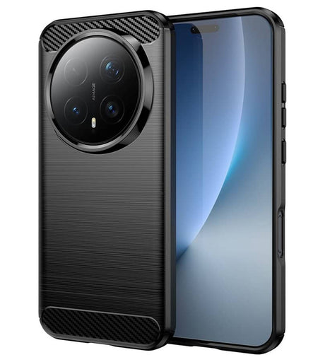 Противоударен Калъф за Honor Magic 8 Pro, Premium Carbon Case, Черен