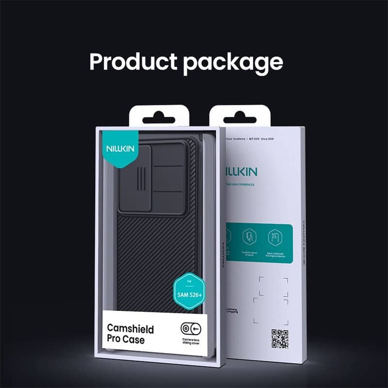 Калъф с Плъзгач за Камера за Samsung S26 Plus, Nillkin CamShield Pro Case, Черен (12)