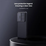 Калъф с Плъзгач за Камера за Samsung S26 Plus, Nillkin CamShield Pro Case, Черен (7)
