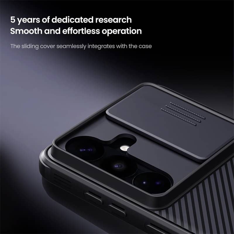 Калъф с Плъзгач за Камера за Samsung S26 Plus, Nillkin CamShield Pro Case, Черен (9)