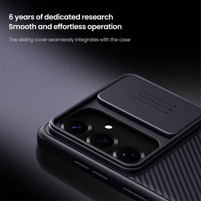 Калъф с Плъзгач за Камера за Samsung S26, Nillkin CamShield Pro Case, Черен (9)