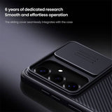 Калъф с Плъзгач за Камера за Samsung S26, Nillkin CamShield Pro Case, Черен (9)
