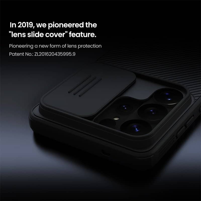 Калъф с Плъзгач за Камера за Samsung S26 Ultra, Nillkin CamShield Pro Case, Черен (8)